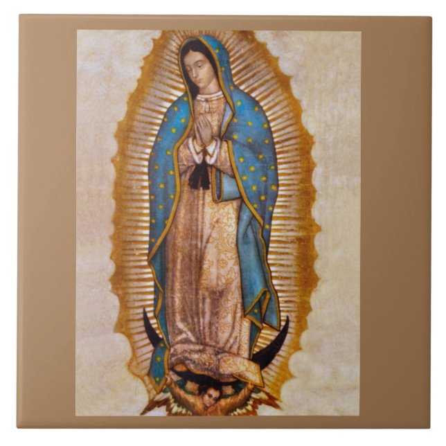 AZULEJO DE CERÂMICA  NOSSA SENHORA GUADALUPE (Frente)