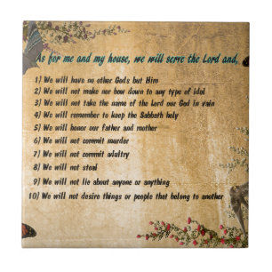 Azulejo De Cerâmica Nossas regras da casa