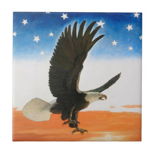 Azulejo De Cerâmica Nosso emblema por Newell Convers Wyeth