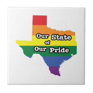 Azulejo De Cerâmica Nosso Estado de Orgulho Texas