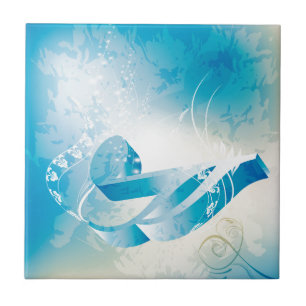 Azulejo De Cerâmica Nota chave da música