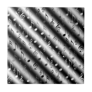 Azulejo De Cerâmica nota, música, metal, partituras, banda, clef,