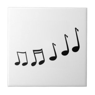 Azulejo De Cerâmica Notas musicais