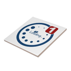 Azulejo De Cerâmica Notificação de Carregamento de Bebês Mais