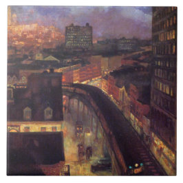 Azulejo De Cerâmica Nova Iorque de Greenwich Village (NYC)