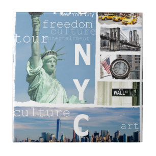 Azulejo De Cerâmica Nova Iorque Nyc