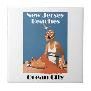 Azulejo De Cerâmica Nova Jersey Beaches ~ Ocean City