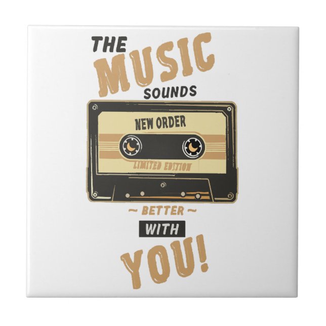 Azulejo De Cerâmica Nova Ordem - Fita de Cassete (Frente)