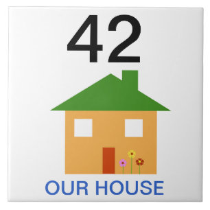 Azulejo De Cerâmica número da casa