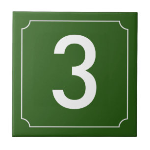 Azulejo De Cerâmica Número da Casa Francesa