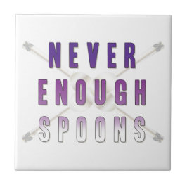 Azulejo De Cerâmica Nunca Chega De Colheres