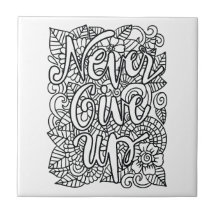 Nunca Desistir - Colore o seu