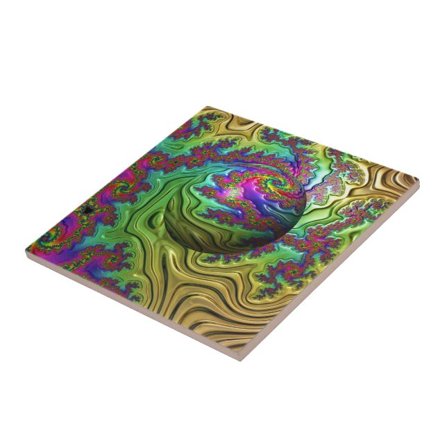 Azulejo De Cerâmica Nuvem Cósmica (Lateral)