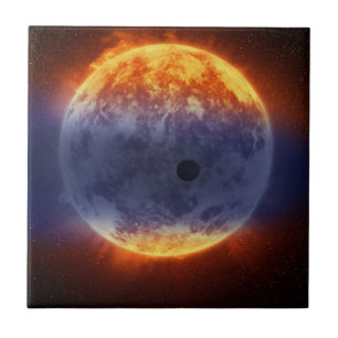 Azulejo De Cerâmica Nuvem De Gás De Hidrogênio Do Exoplaneta Gj 3470b