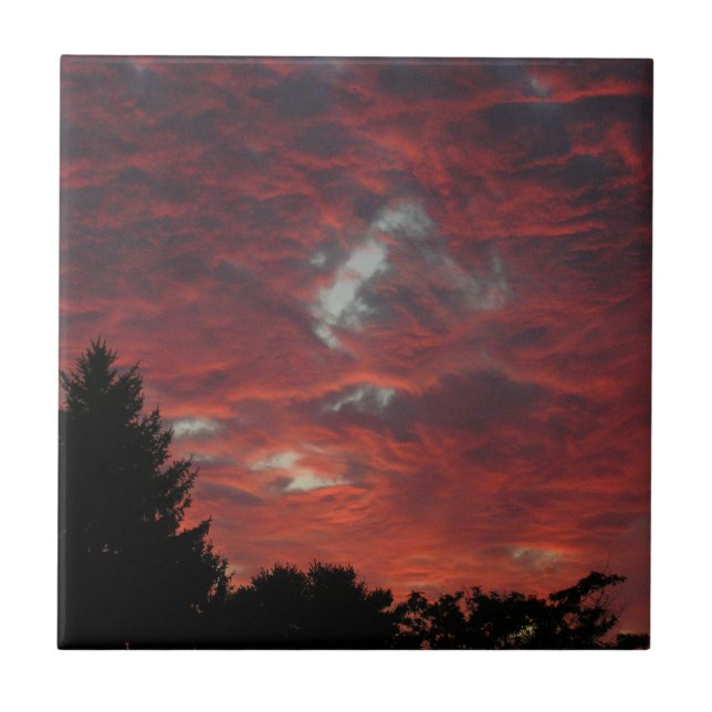 Azulejo De Cerâmica Nuvens de algodão doce! (Frente)