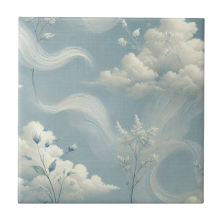 Azulejo De Cerâmica Nuvens etéreas