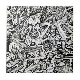 Azulejo De Cerâmica O Adept, ou, Uma Transfiguração Freista