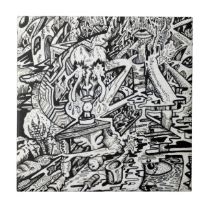 Azulejo De Cerâmica O Adept, ou, Uma Transfiguração Freista