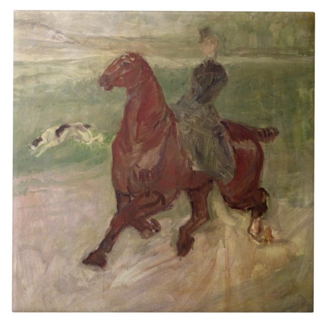 Azulejo De Cerâmica O Amazon, 1882 (óleo em canvas) (Frente)