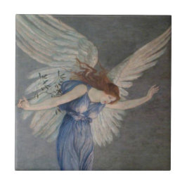 Azulejo De Cerâmica O Anjo da Paz (de Walter Crane)