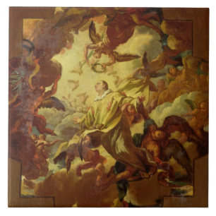Azulejo De Cerâmica O Apotheosis de St Stephen