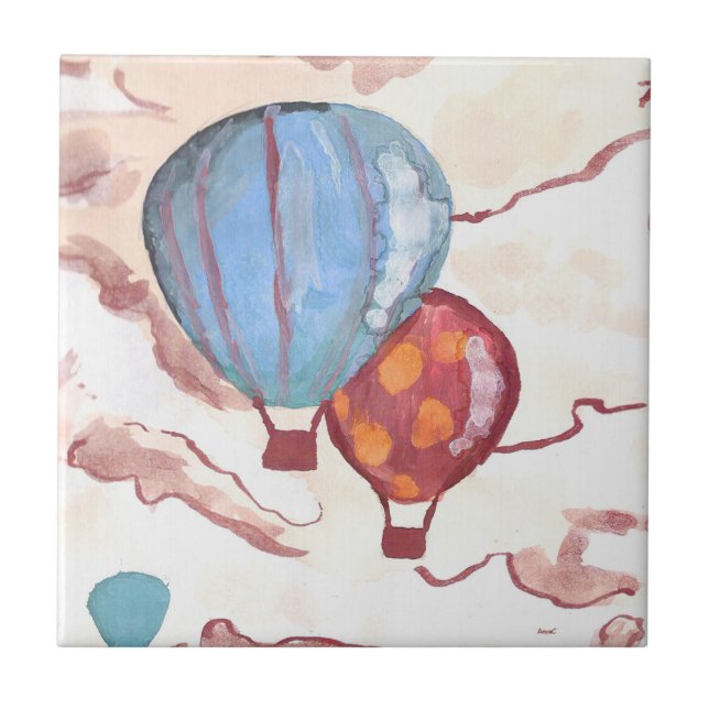 Azulejo De Cerâmica O ar que eu respiro por AnyaC (Frente)