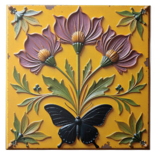Azulejo De Cerâmica O Arauto de Asas Sombrias