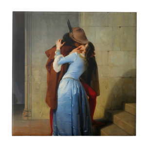 Azulejo De Cerâmica O Beijo Francesco Hayez