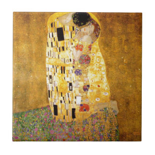 Azulejo De Cerâmica O beijo Gustavo Klimt