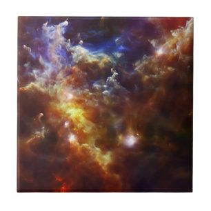 Azulejo De Cerâmica O berçário estelar da nebulosa do Rosette