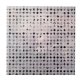Azulejo De Cerâmica O branco preto do Grunge desvaneceu-se teste