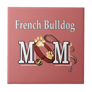 Azulejo De Cerâmica O Bulldog Francês Mamãe Dons