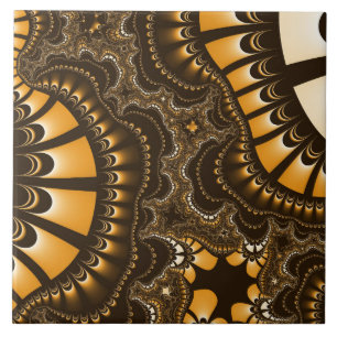 Azulejo De Cerâmica O café feito sob encomenda Brown Remix o grande