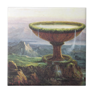 Azulejo De Cerâmica O Cálice do Titã por Thomas Cole