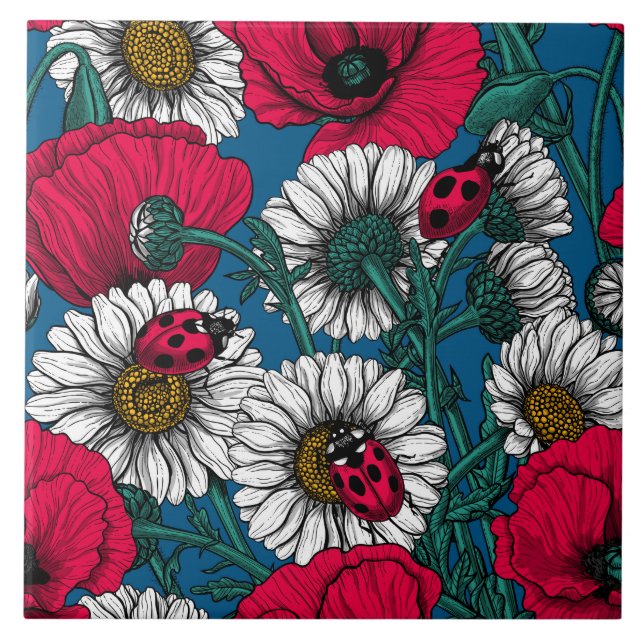 Azulejo De Cerâmica O campo (Frente)