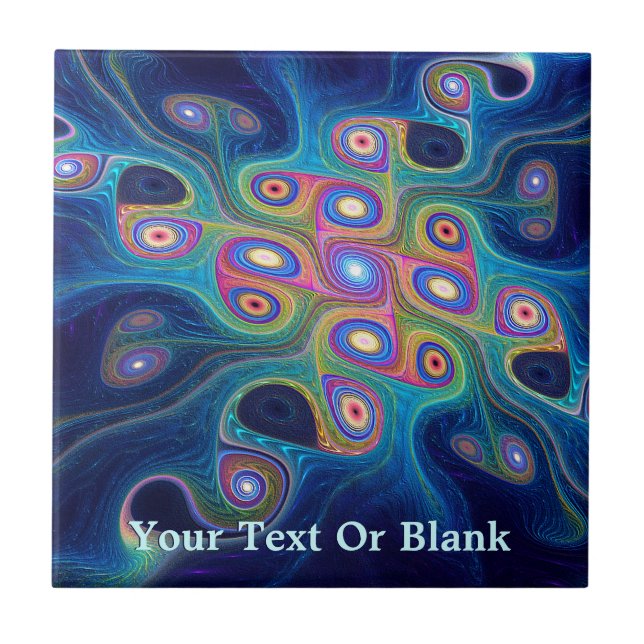 Azulejo De Cerâmica O céu de Shaman (Frente)