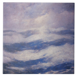 Azulejo De Cerâmica O céu e o oceano (por Emil Carlsen)