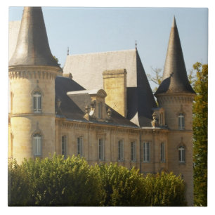 Azulejo De Cerâmica O Chateau Baron Pichon Longueville em
