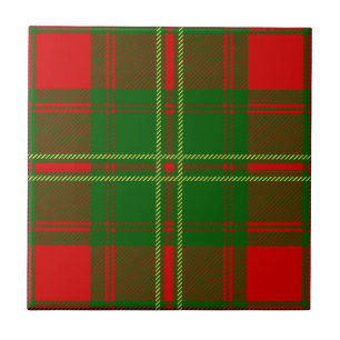 Azulejo De Cerâmica O clã faz feno o Tartan