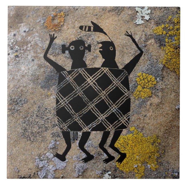 Azulejo De Cerâmica O cobertor de casamentos (Frente)