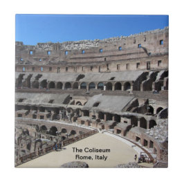 Azulejo De Cerâmica O Coliseu - Roma, Itália