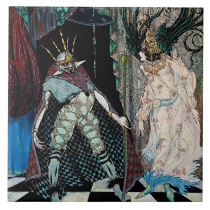 Azulejo De Cerâmica “O Companheiro de Viagem” por Harry Clarke