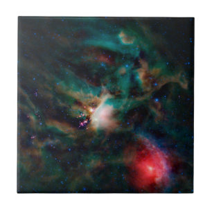 Azulejo De Cerâmica O Complexo de Nuvem Rho Ophiuchi.