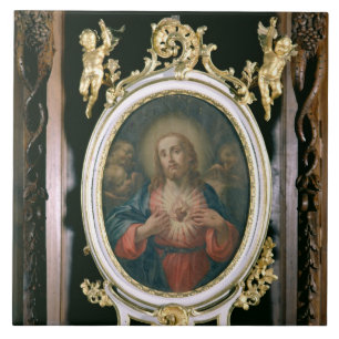 Azulejo De Cerâmica O coração sagrado do cristo, do Scho de embarque