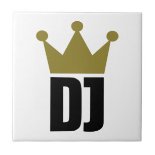 Azulejo De Cerâmica O DJ coroa o campeão