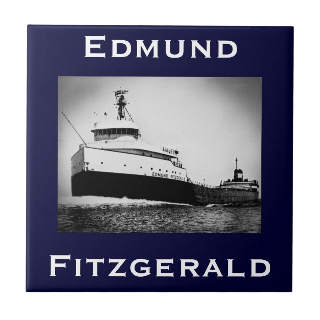 Azulejo De Cerâmica O Edmund Fitzgerald (Frente)