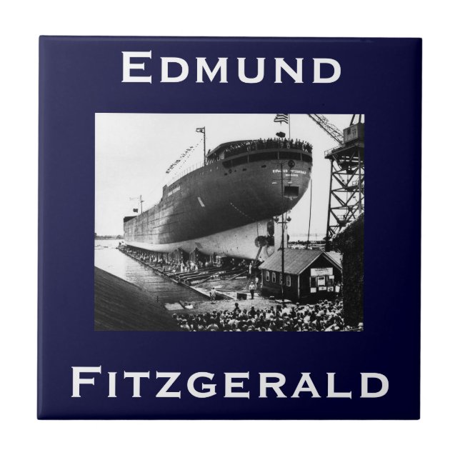 Azulejo De Cerâmica O Edmund Fitzgerald (Frente)
