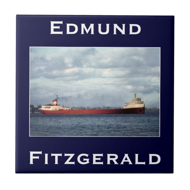 Azulejo De Cerâmica O Edmund Fitzgerald (Frente)