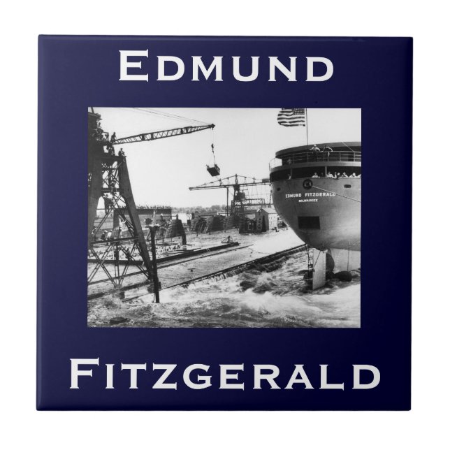 Azulejo De Cerâmica O Edmund Fitzgerald (Frente)