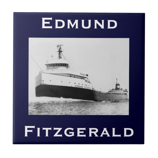 Azulejo De Cerâmica O Edmund Fitzgerald (Frente)
